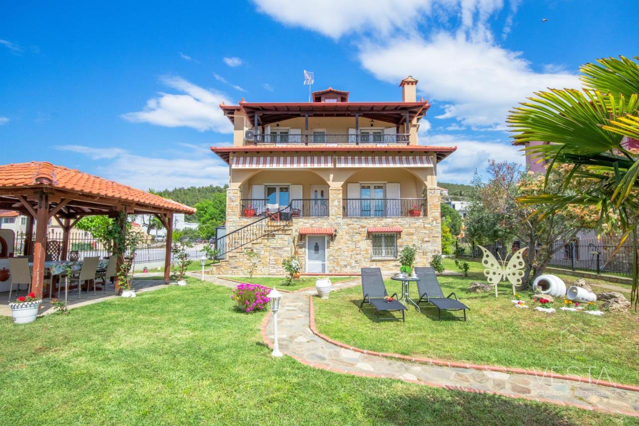 Private 6-Bdrm Villa With Garden 150M To Beach パラディオス エクステリア 写真