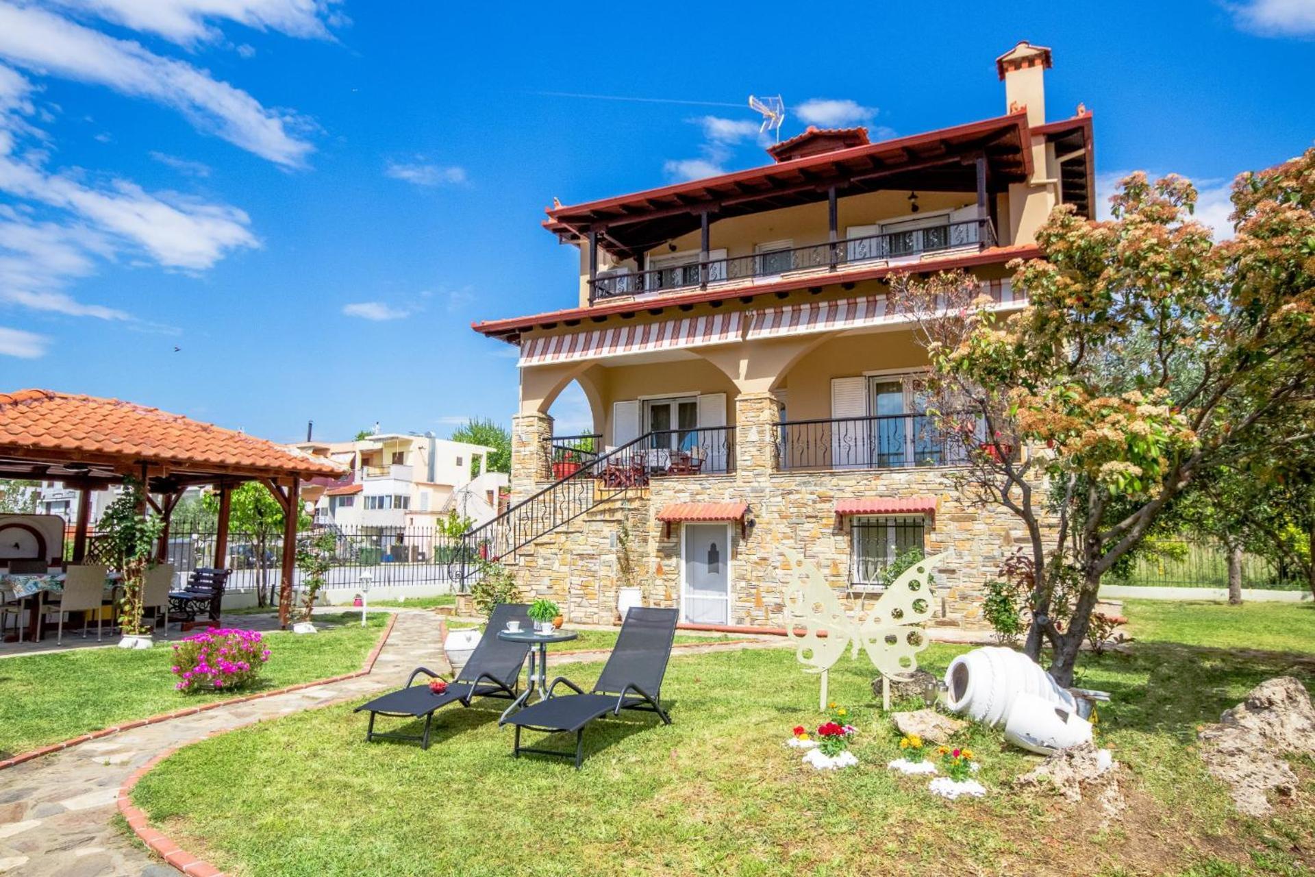 Private 6-Bdrm Villa With Garden 150M To Beach パラディオス エクステリア 写真